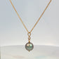 Tahitian Pearl Infinity Drop Necklace