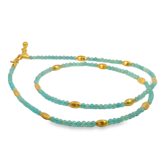 Bliss Amazonite Beaded Necklace