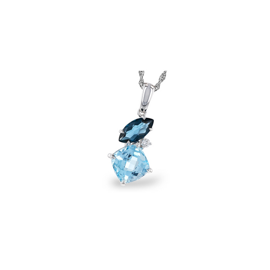 14K Blue Skies Necklace