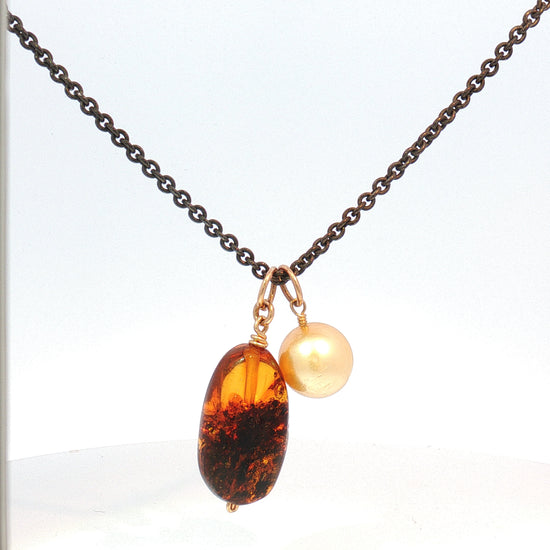 Golden Amber Necklace