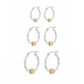 Two Tone Cape Cod Thin Hoops