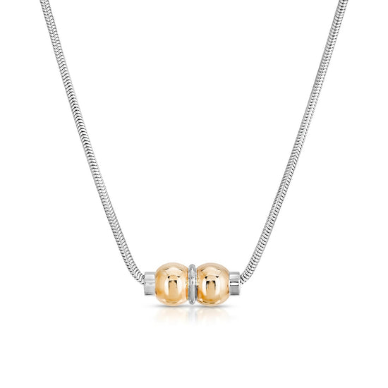 Cape Cod Double Ball Necklace
