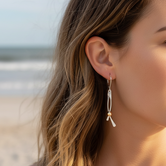 Cape Cod Seagrass Earrings