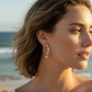Cape Cod Swoop Drop Earrings