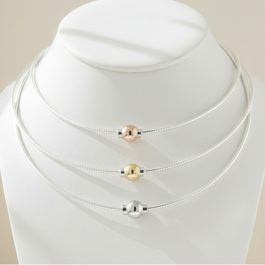 Cape Cod Single Ball Omega Necklace