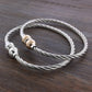 Cape Cod Double Ball Twist Bracelet