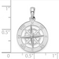 Sterling Silver Smooth Compass Rose Pendants