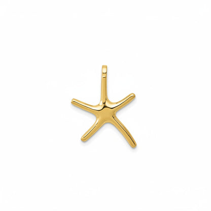 14k Gold Dancing Starfish Necklace