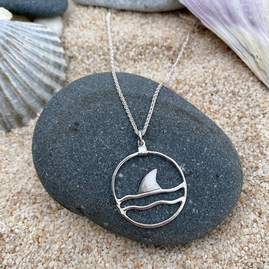 Double Wave Cape Shark Necklace