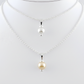 Cape Cod Single Ball Drop Wheat Chain Necklace