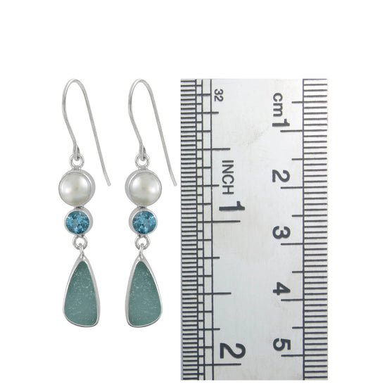 Beach Jewels Sea Glass Drop Earring