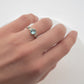 Emily Amey Rose Cut Aquamarine Ring