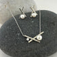 Diamond & Pearl XO Earrings