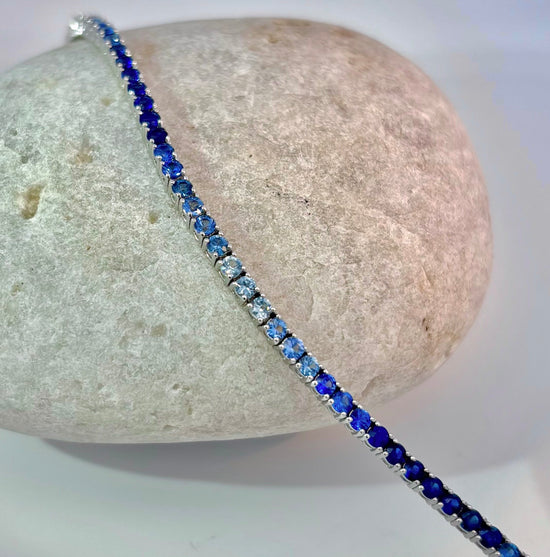 Sapphire Ocean Ombre Bracelet