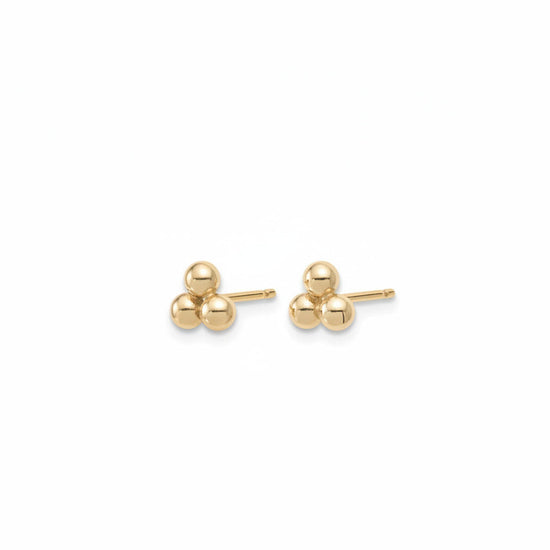 Beaded Trio 14K Gold-Filled Earrings