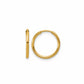 14K Gold Filled Endless Tube Hoop Earrings
