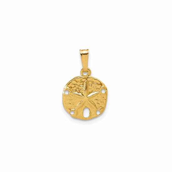 14K Gold-Filled Sand Dollar Pendant