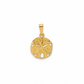 14K Gold-Filled Sand Dollar Pendant