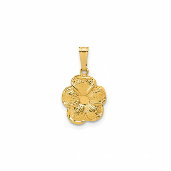 14K Gold-Filled Flower Pendant