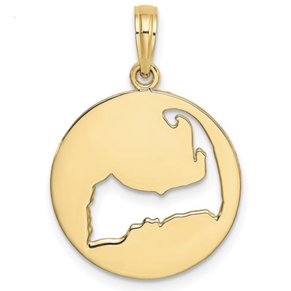 Cape Cod Cut-Out Disc Pendant