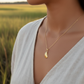 14K Mussel Necklace