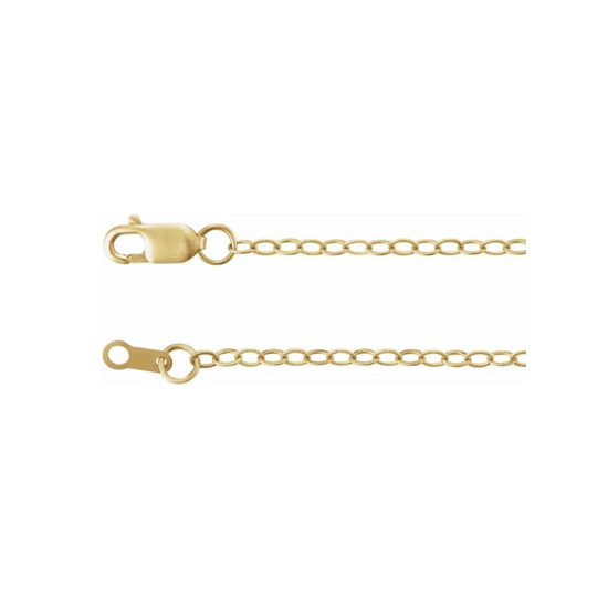 1.8mm 14K Gold-Filled Cable Chain