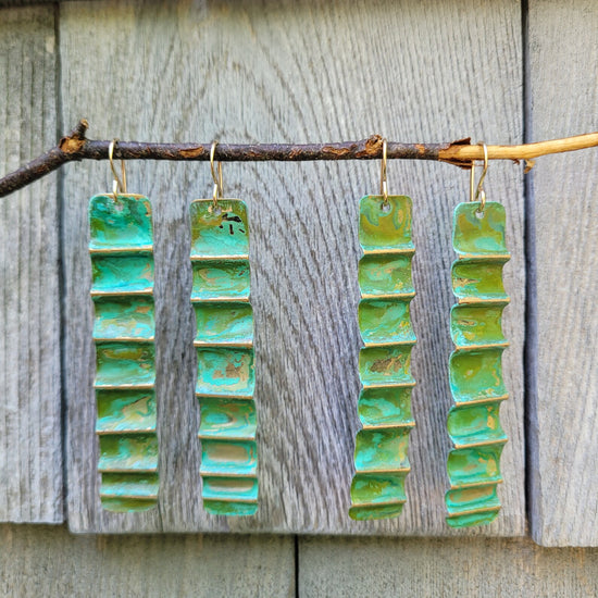 Ocean Treasure Long Drop Earrings