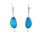 Ocean Currents Boulder Opal Drop Earrings