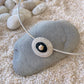Two Tone Onyx Nantucket Basket Top Necklace