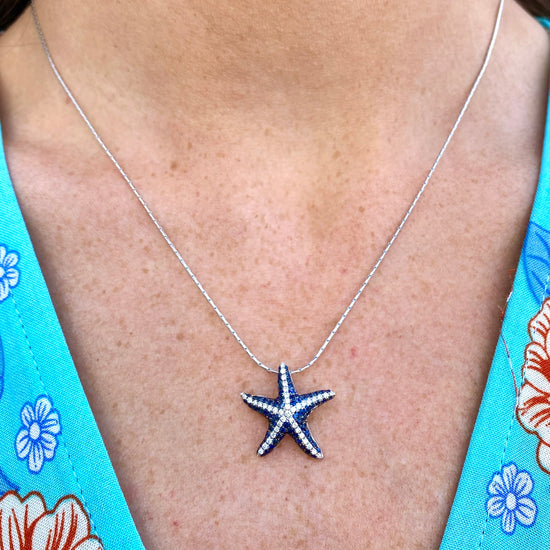 Sapphire + Diamond Dancing Starfish