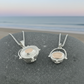 New! Two Tone Nantucket Basket Pendant