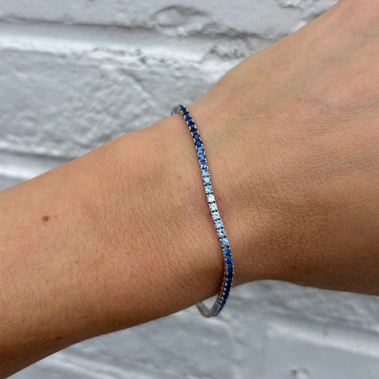 Sapphire Ocean Ombre Bracelet