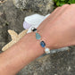 Sea Glass + Gemstone Link Bracelet
