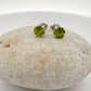 Sterling silver Peridot Stud Earrings