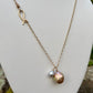 Warm Glow Pearl Duo Necklace