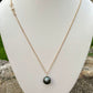 Tahitian Pearl Infinity Drop Necklace