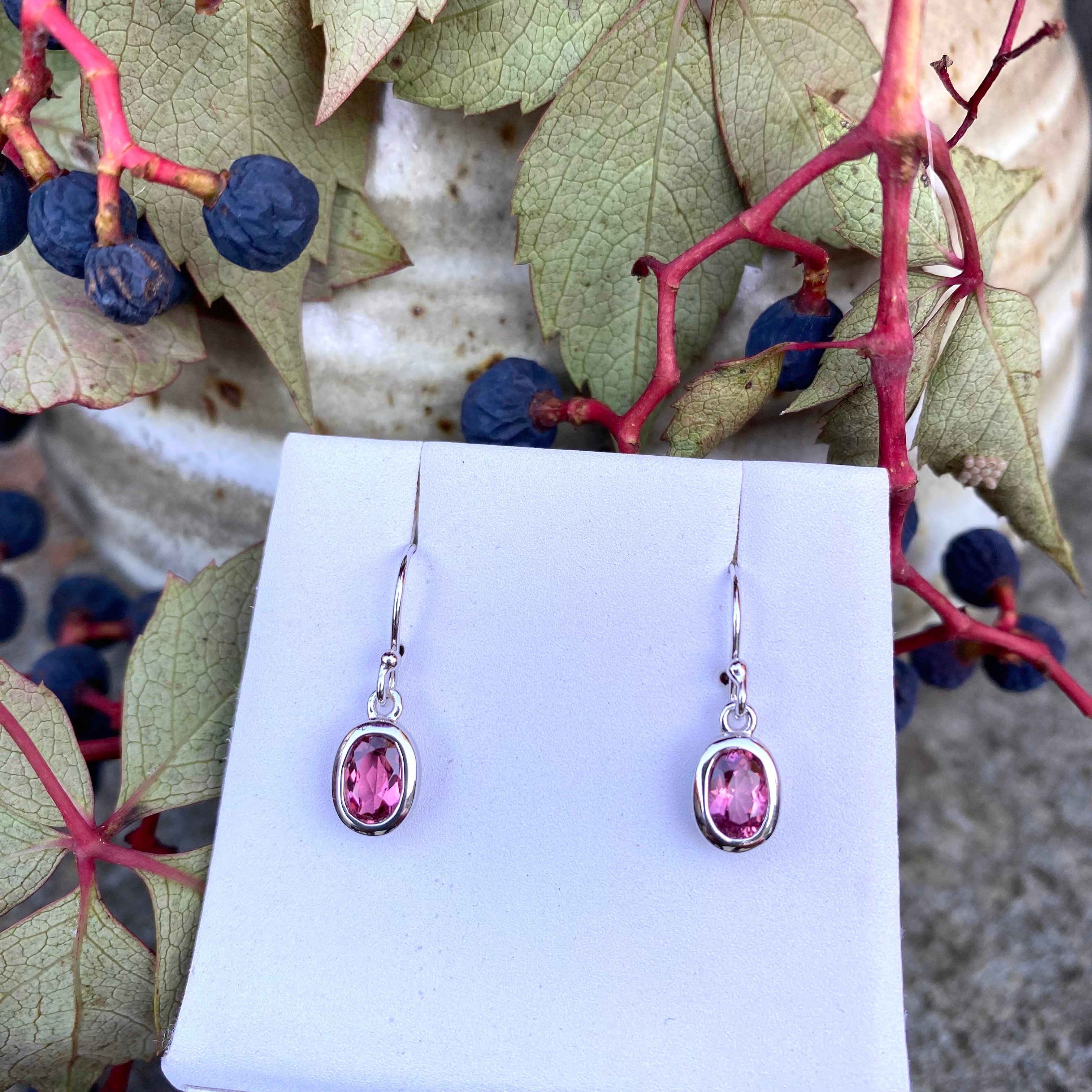 Claire's Dangling Earrings- Rose/ les boucles pendantes de Claire – Just  Art !