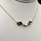 Tahitian Keshi Pearl Trio Necklace