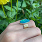 Vibrant Opal Two Tone Ring