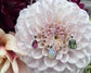 Pink Tourmaline Teardrop Bezel Set Necklace