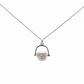 New! Two Tone Nantucket Basket Pendant