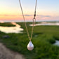 Baroque Pearl Long Sea Drop Necklace