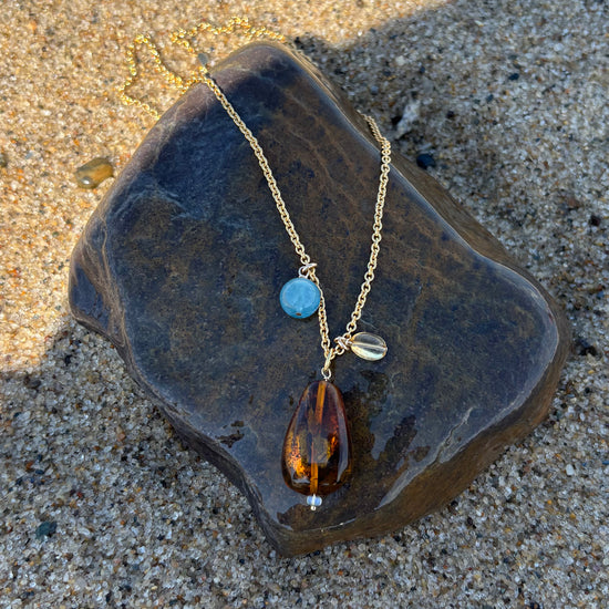 Autumn Sea Necklace