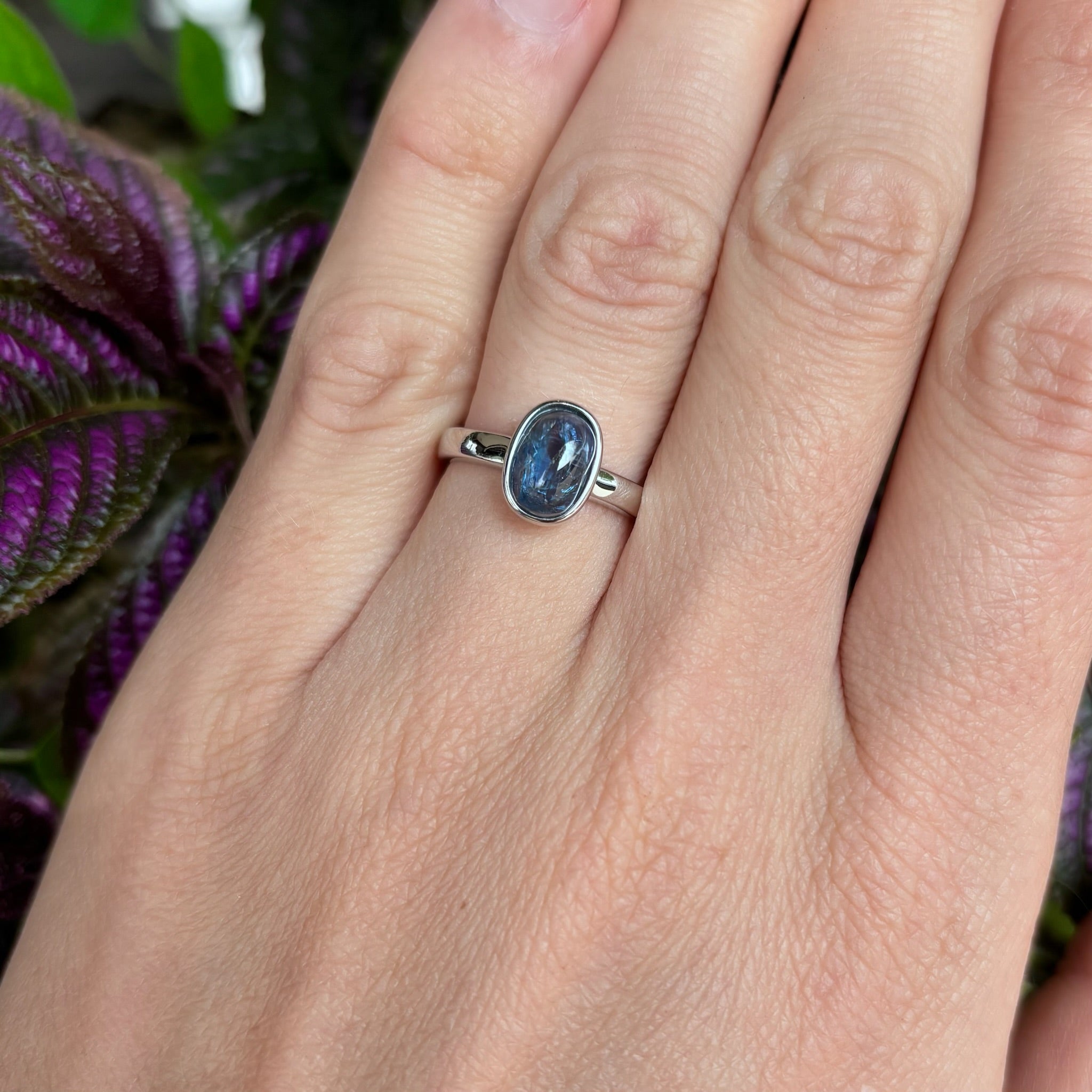 Outlet Sapphire Sterling Silver Ring