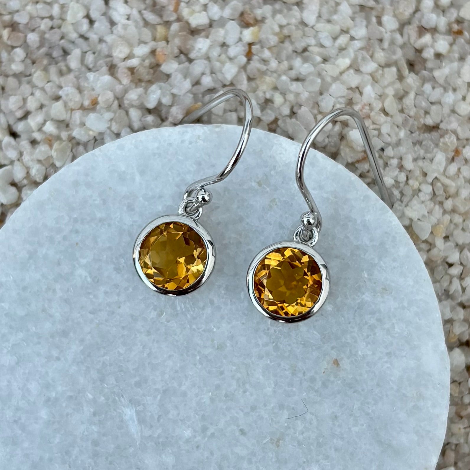 15 Carat Oval Citrine Droplet Earrings 925 Sterling Silver Bezel Citrine Gemstone Earrings, Victorian Droplet Earrings November popular Birthstone