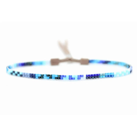 Blue Beaded Bracelet