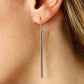 Sterling Long Column Earrings