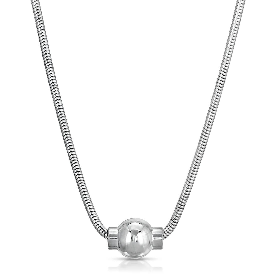 Cape Cod Necklace - 14K deals Gold Ball & Sterling Silver (.925) Chain