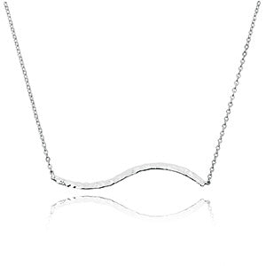 Hammered Wave Necklace