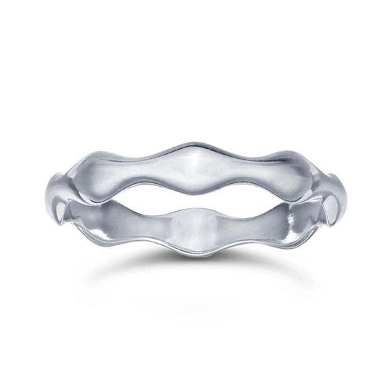Sterling Stackable Wave Band